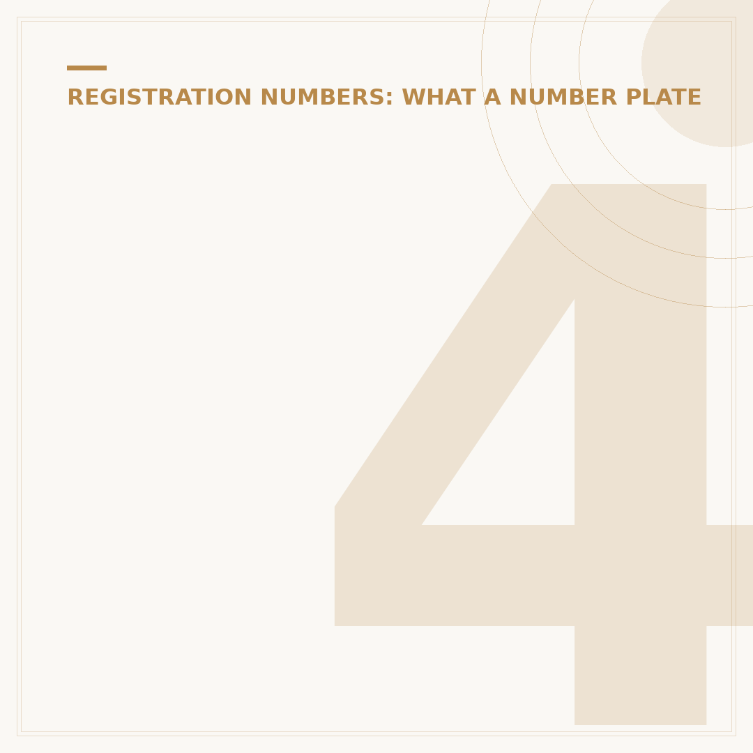 4 Digit Number Plates: Buying & Valuing Registrations