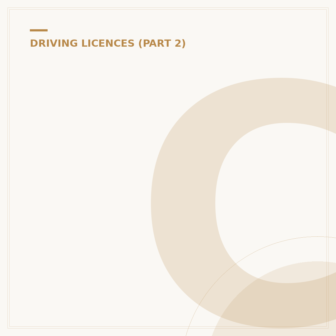 Cab Driving Licence