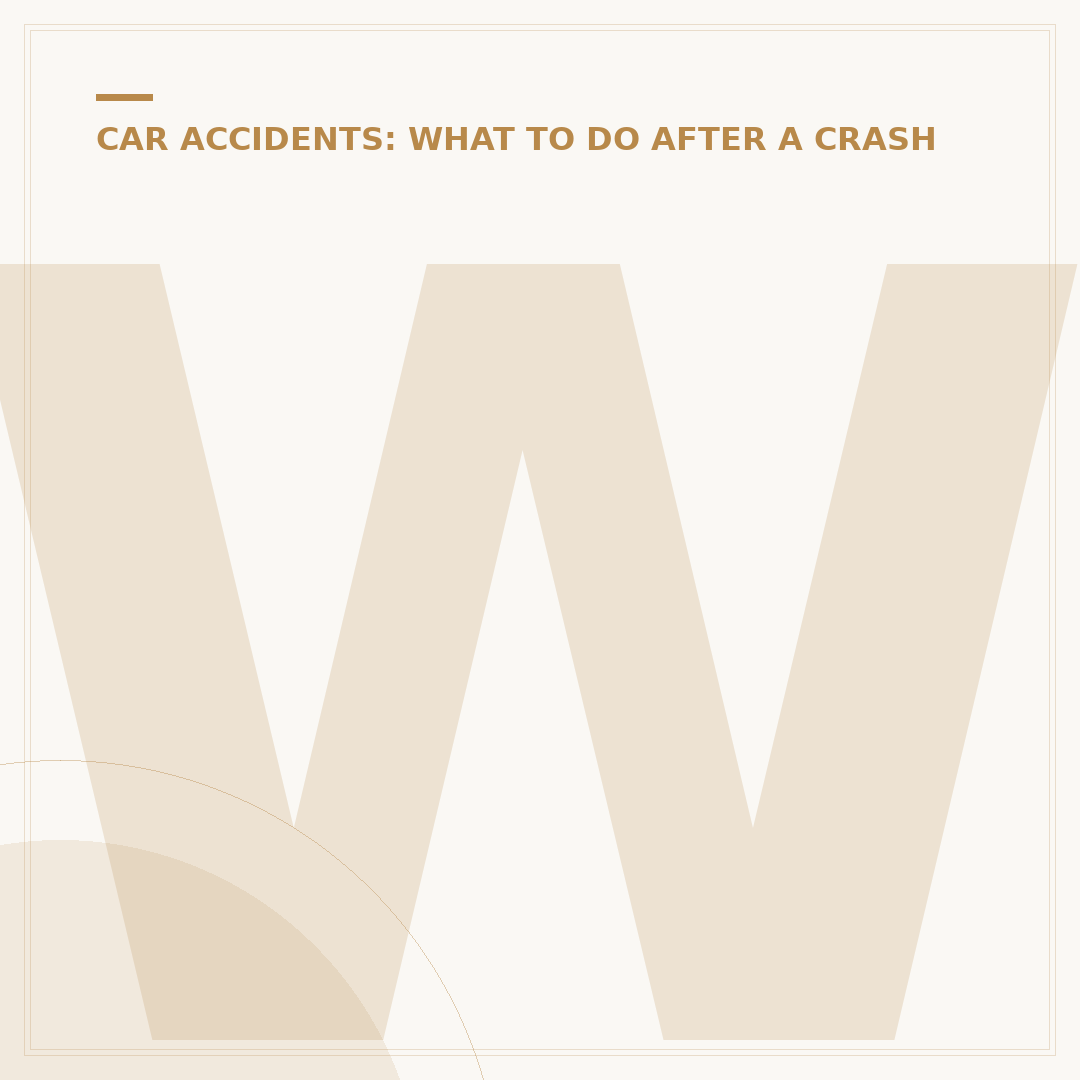 What To Do When You Have a Car Crash
