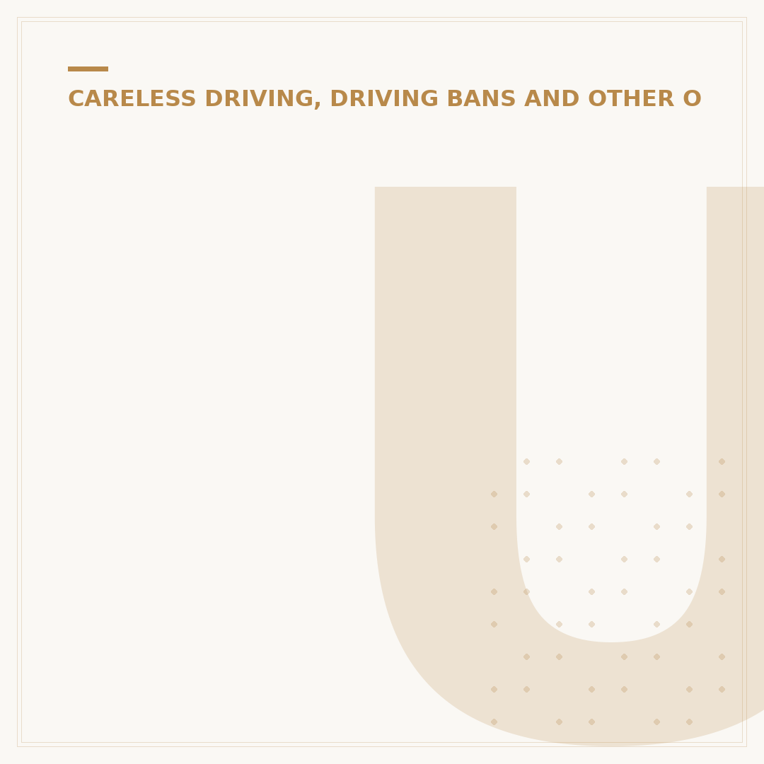 Understanding a Careless Driving Charge