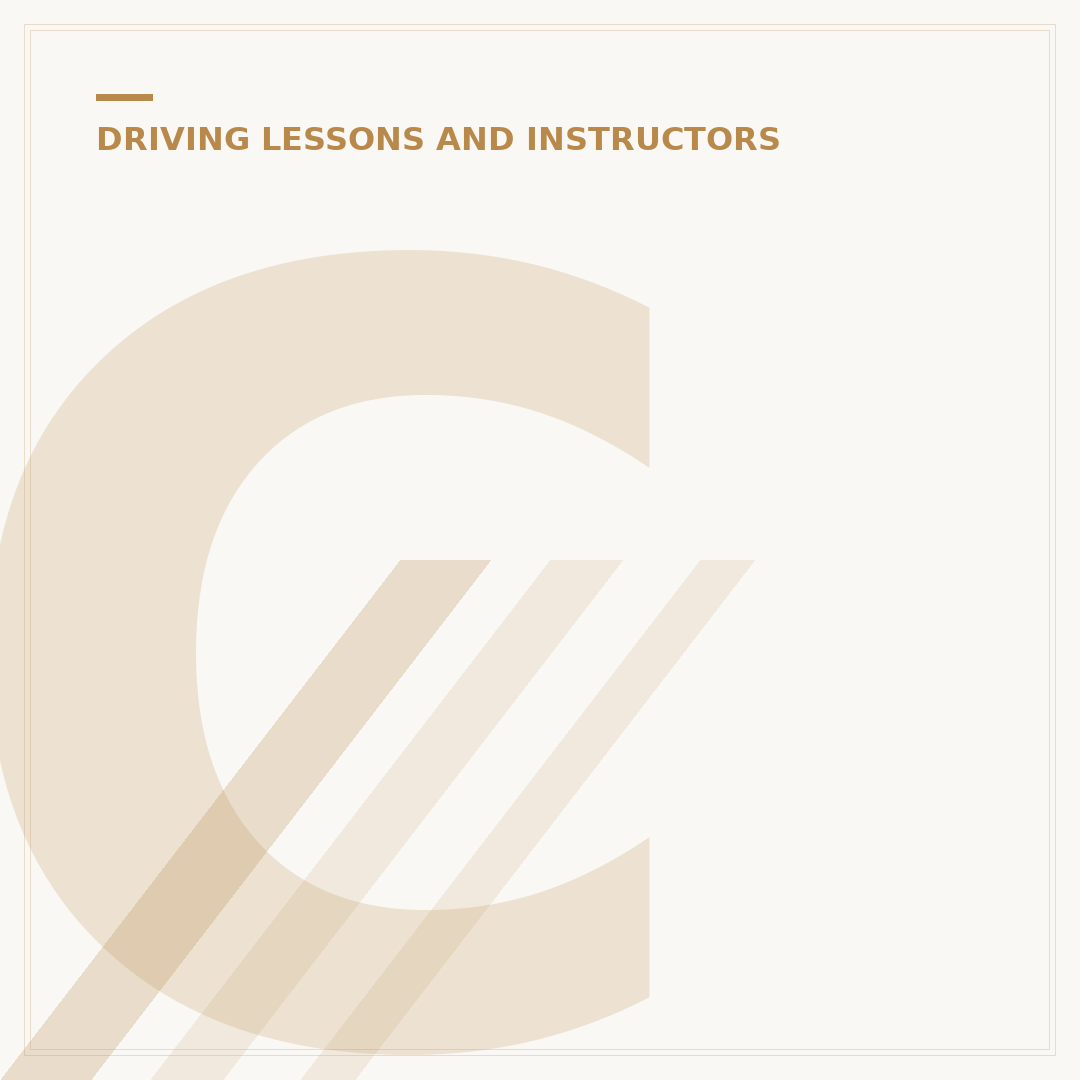 Changing a Driving Lesson