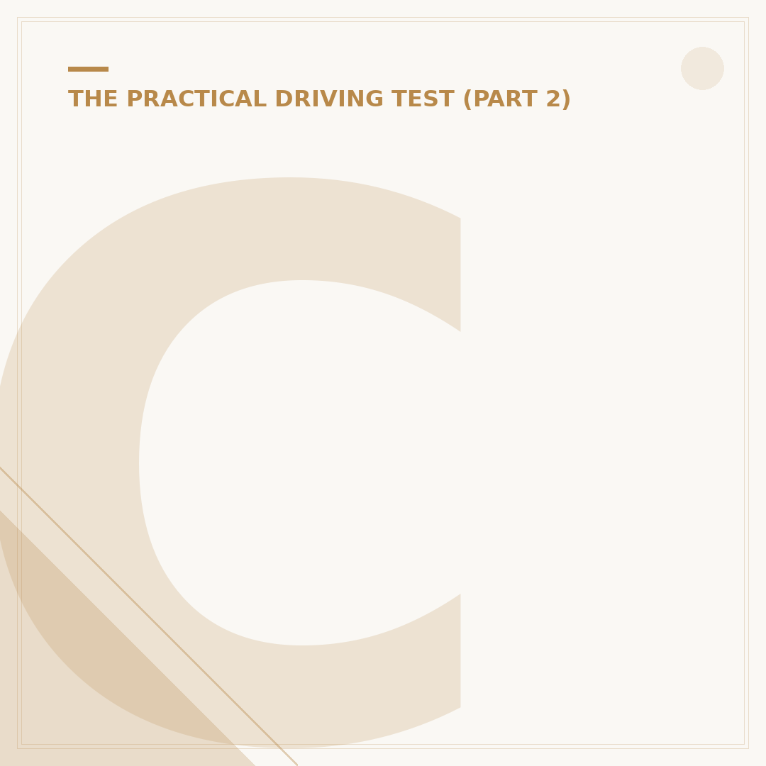 Change Your Practical Driving Test Booking