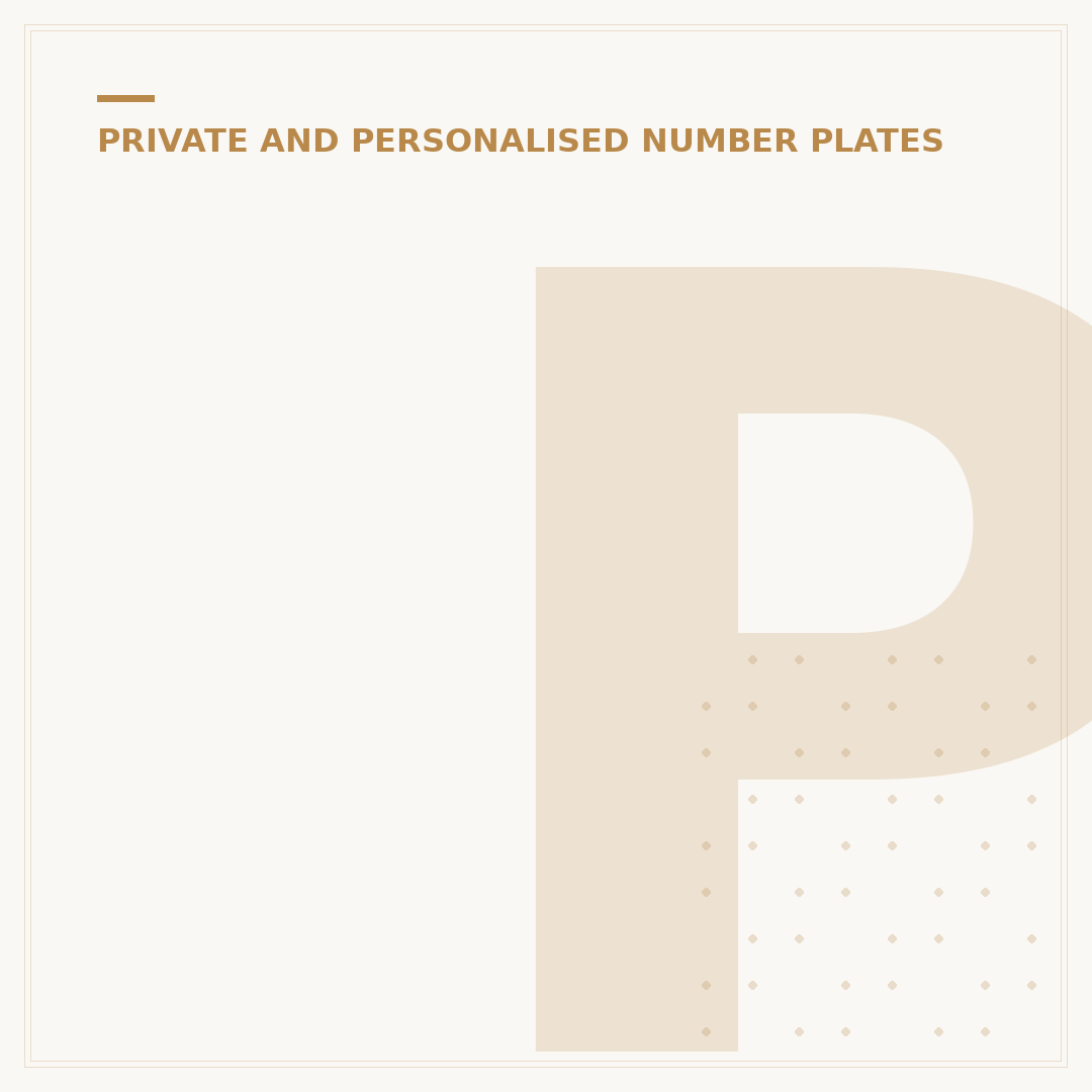 Putting a Cherished Plate on Retention