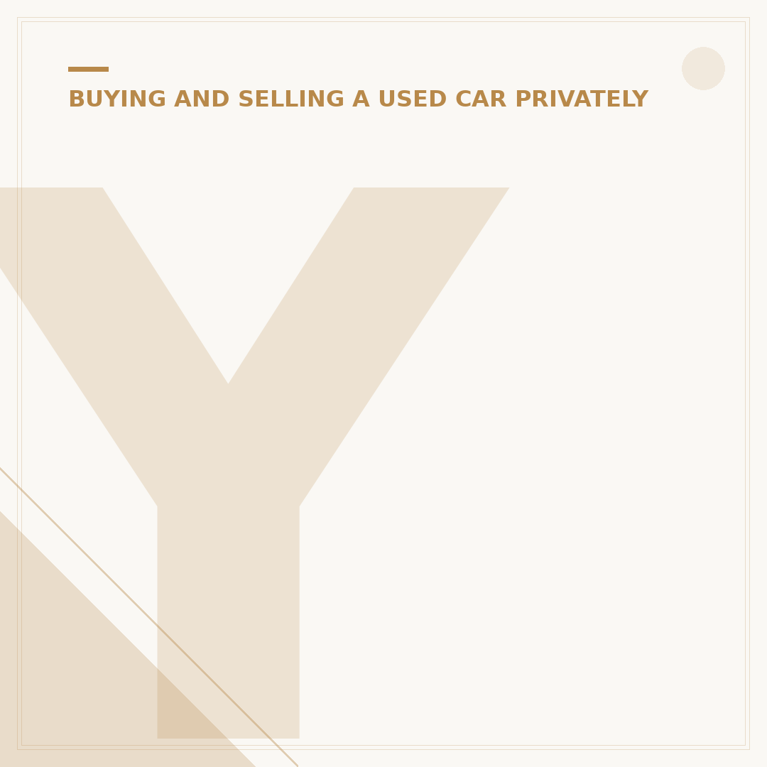 Your Contract for Selling a Car: Key Details