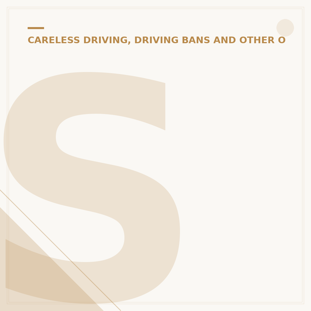 Sentence for Death by Careless Driving