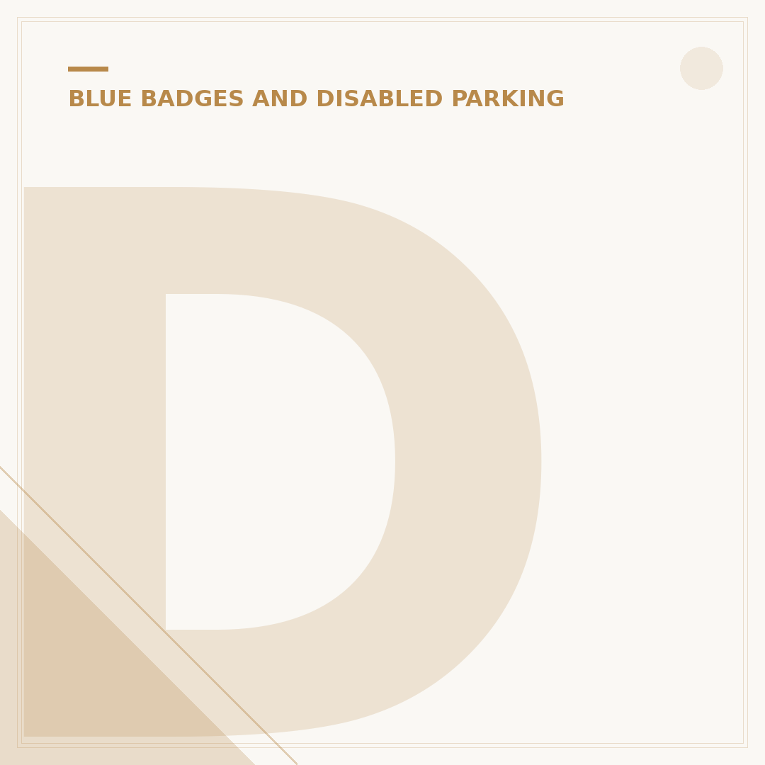 Disabled Blue Badge: Rules, Eligibility & How to Apply