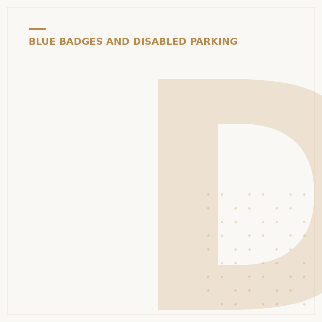 Disabled Parking Bay Outside House Rules Explained