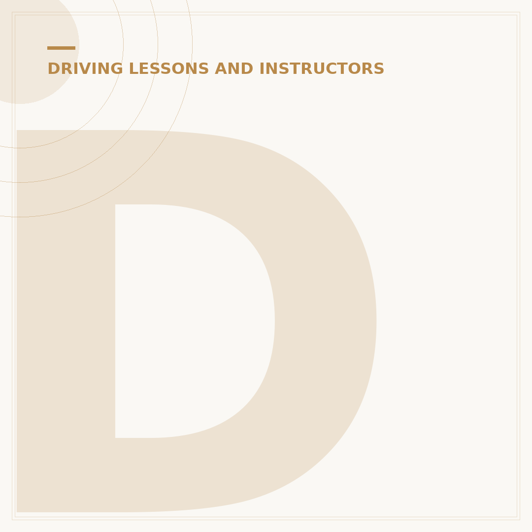 Driving Instructor Training Course