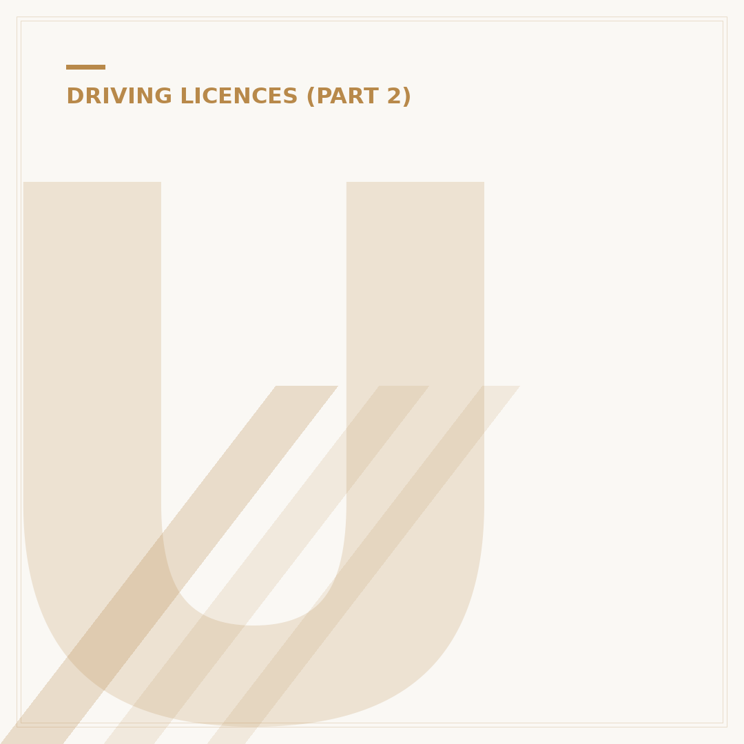 Update Your Driving Licence When Moving House
