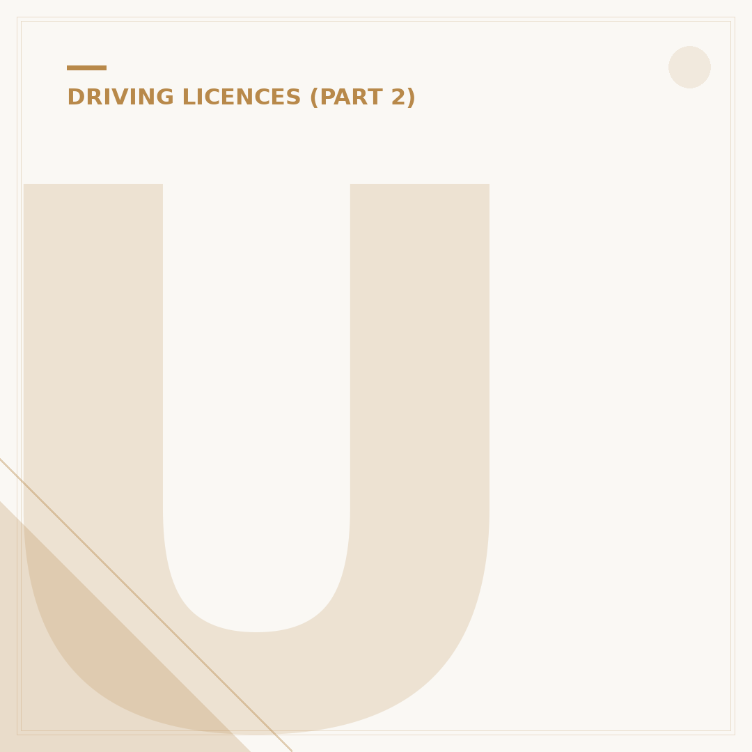 UK Driving Licence Number: Does It Include Last 2 Digits?