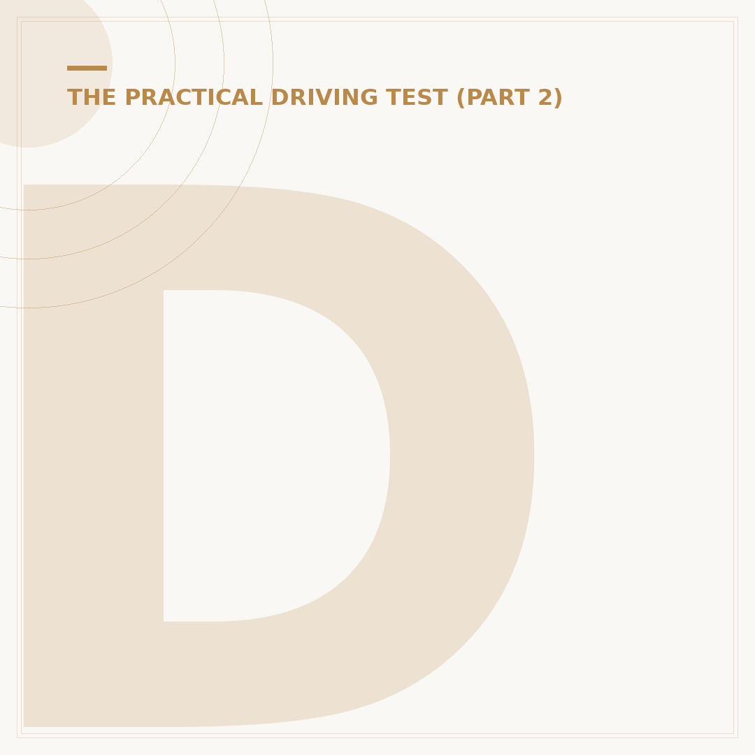 Driving Test for Old Age