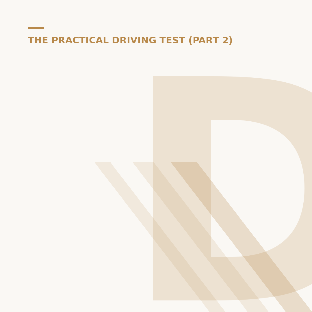 Driving Test Road Signs