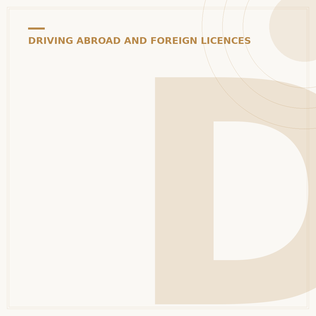 DVLA Driving Abroad Code