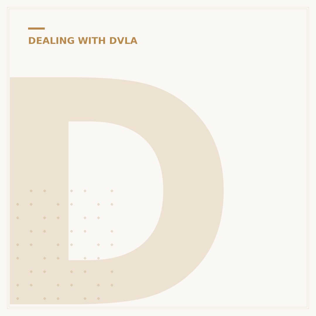 DVLA Notifiable Diseases: When to Inform the DVLA