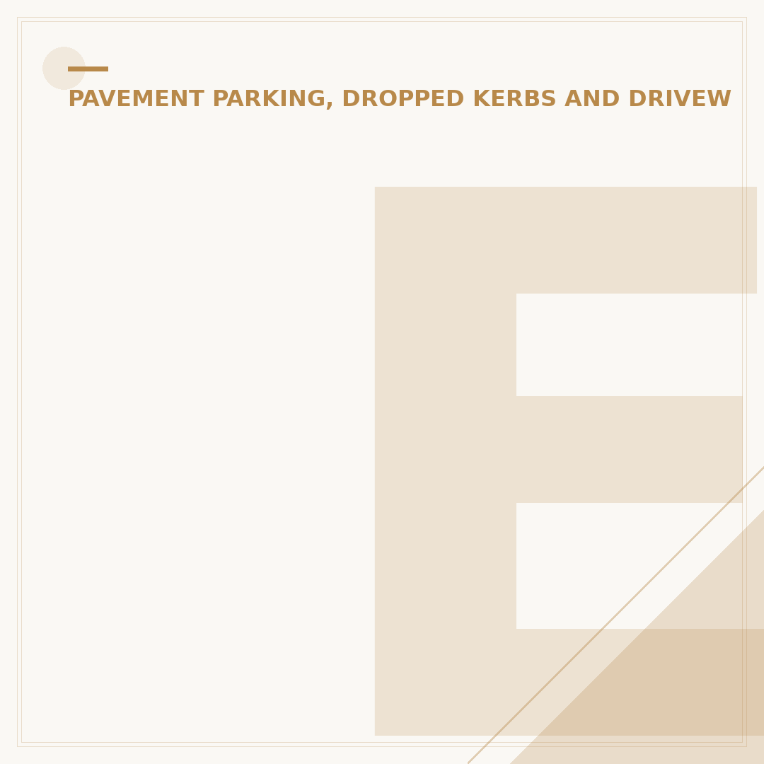 England Pavement Parking Ban: What You Need to Know