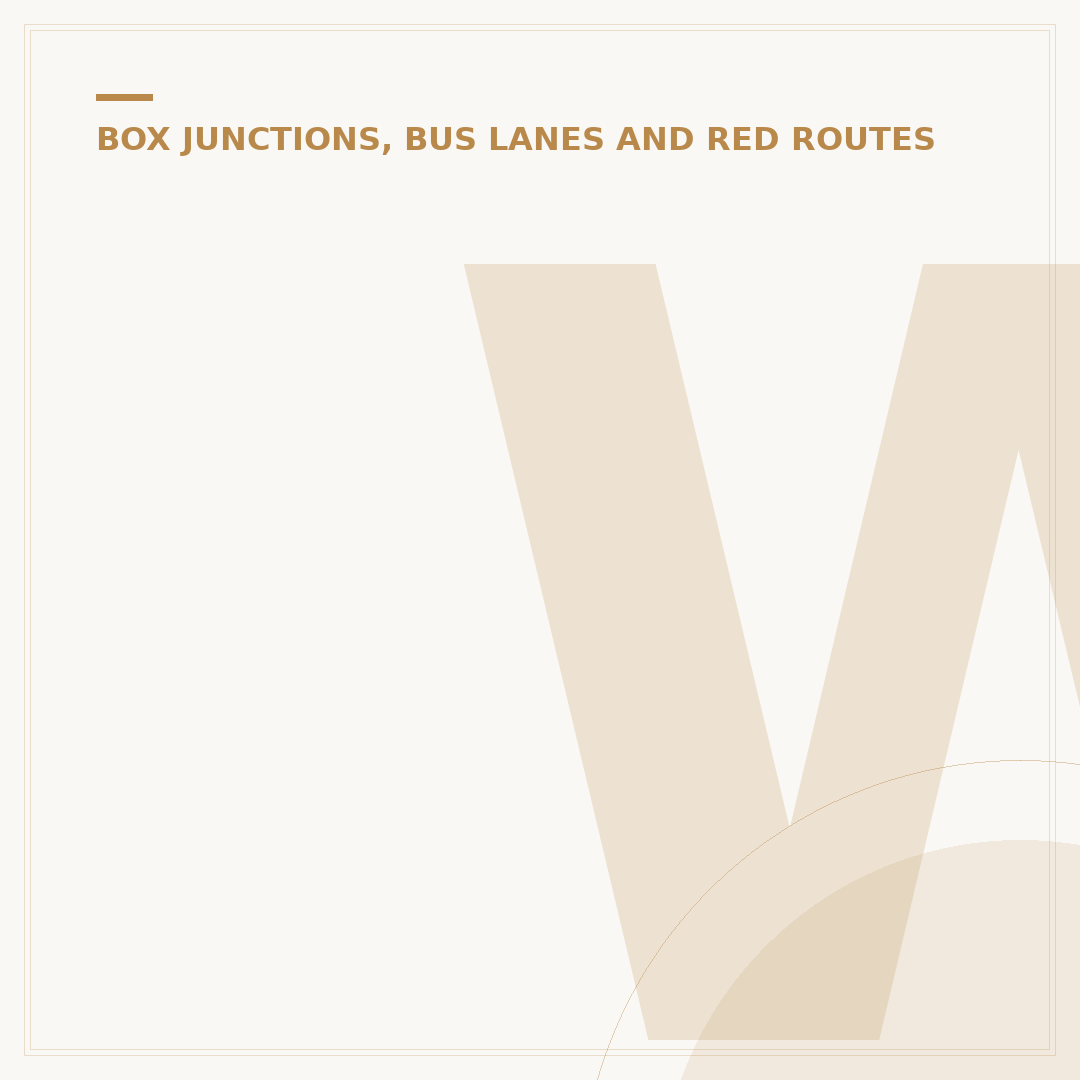 When May You Enter a Box Junction: UK Driving Rules
