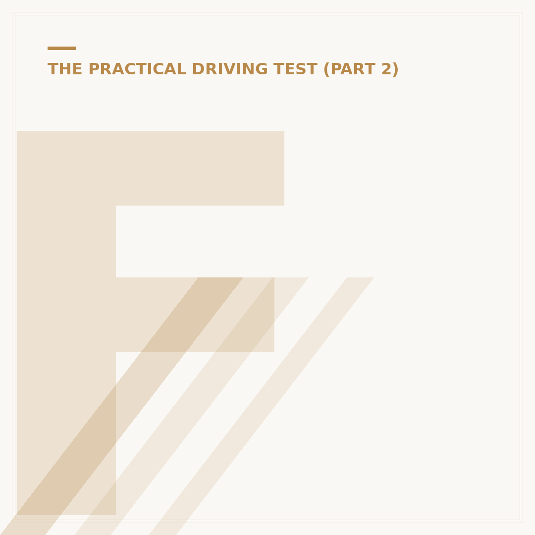 Failing Your Driving Test: What to Do Next