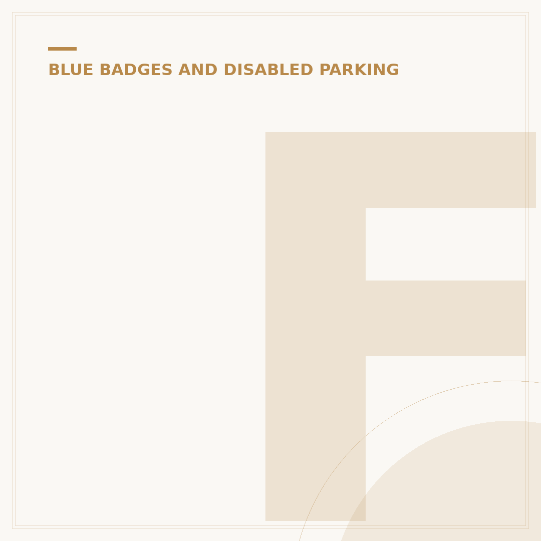 Fake Disabled Blue Badge