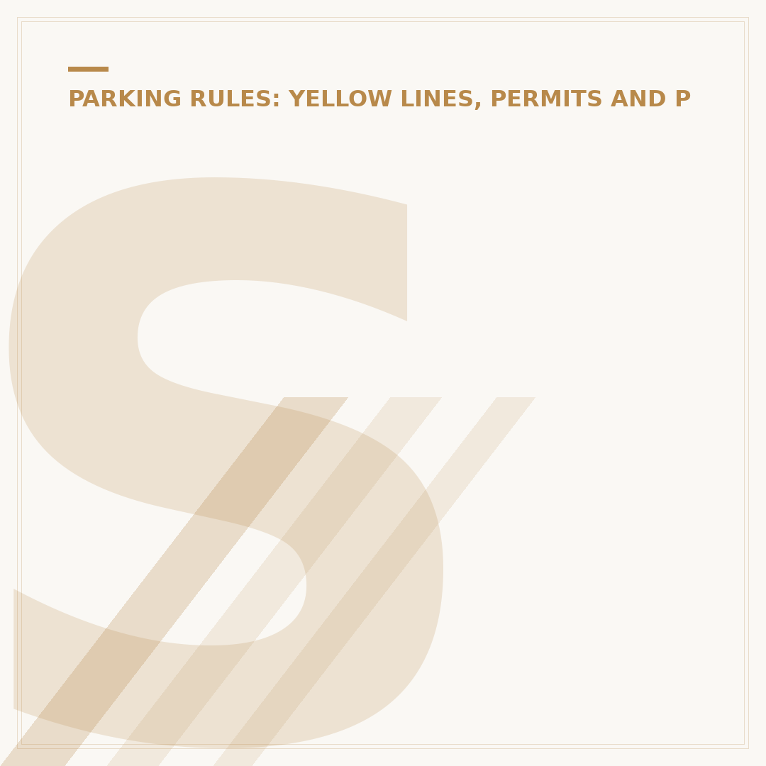 Single Yellow Line Parking Fine: Understand Your Risk