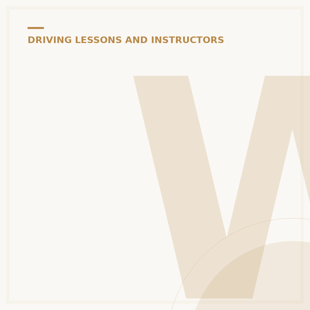 What to Expect on Your First Driving Lesson