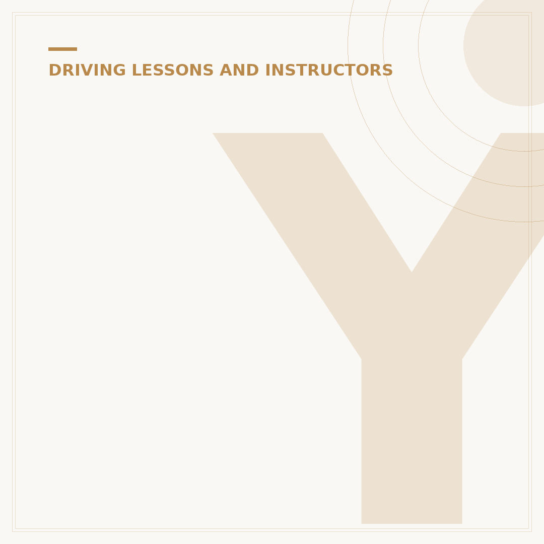 Your First Driving Lesson: What to Expect