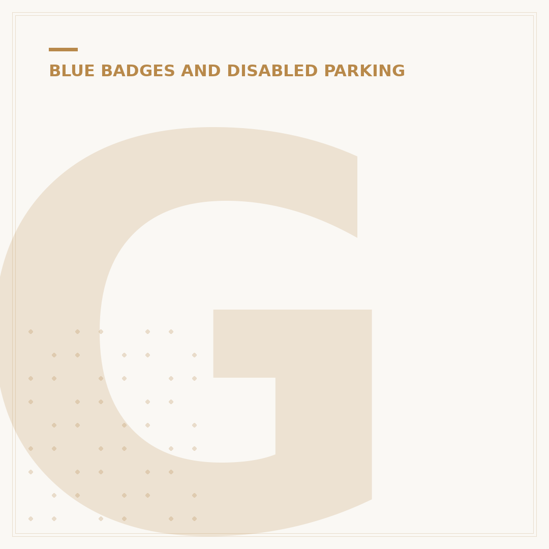 Getting a Blue Badge: Eligibility and Application