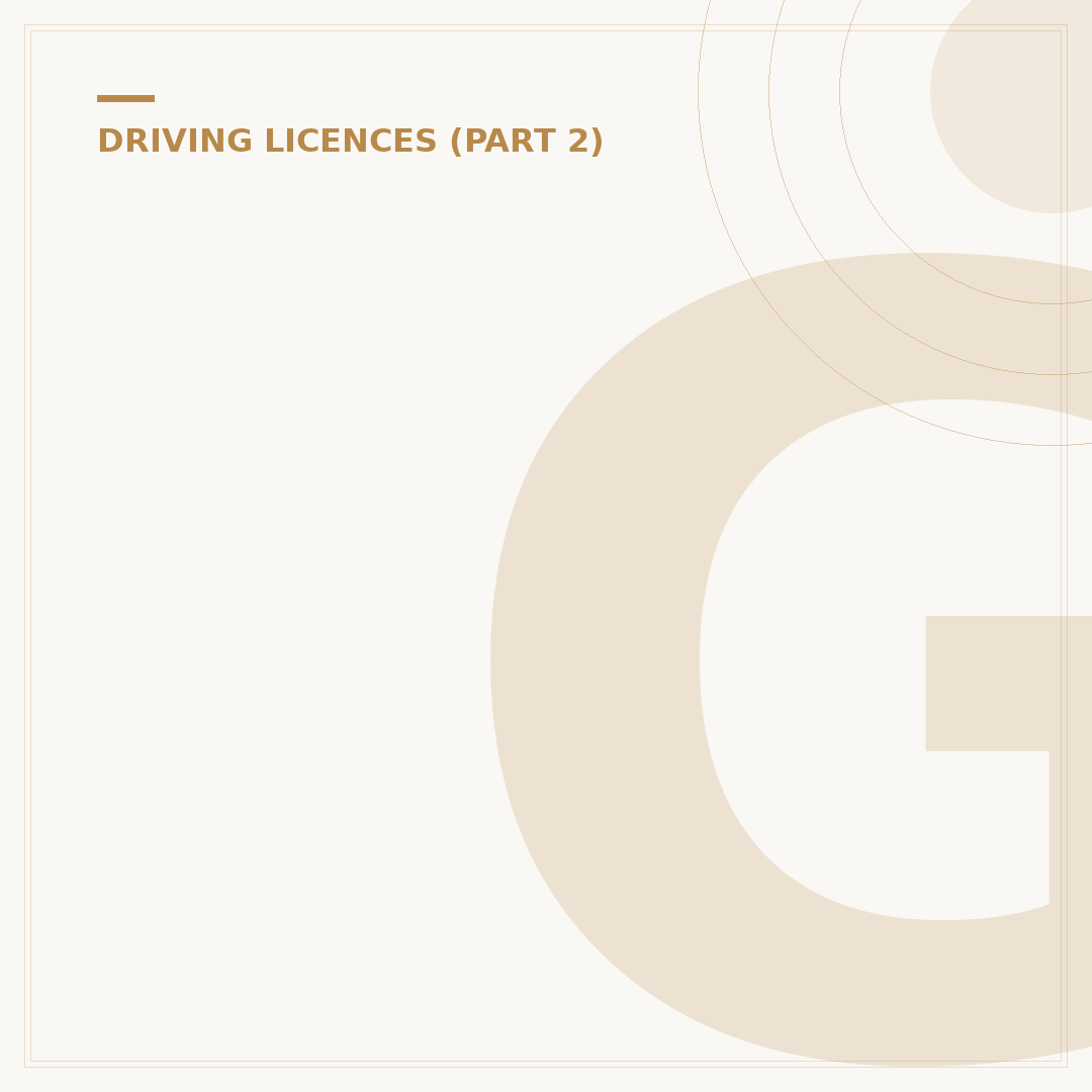 Great Britain Driving Licence: Applications & Renewals