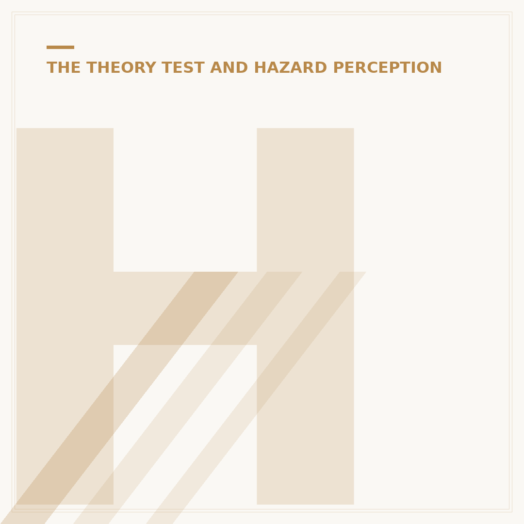 Hazard Perception Theory Test