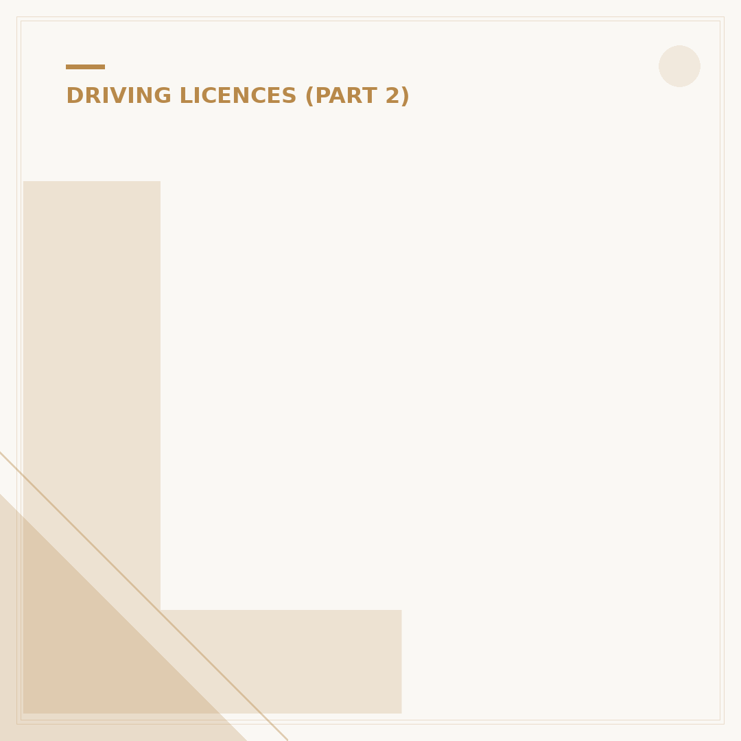 Lost Driving Licence Number: What to Do Now