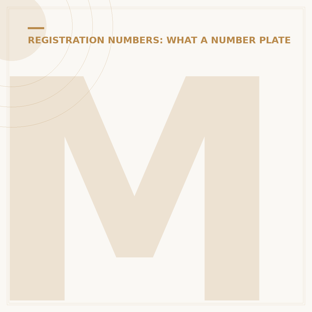 Make Number Plates