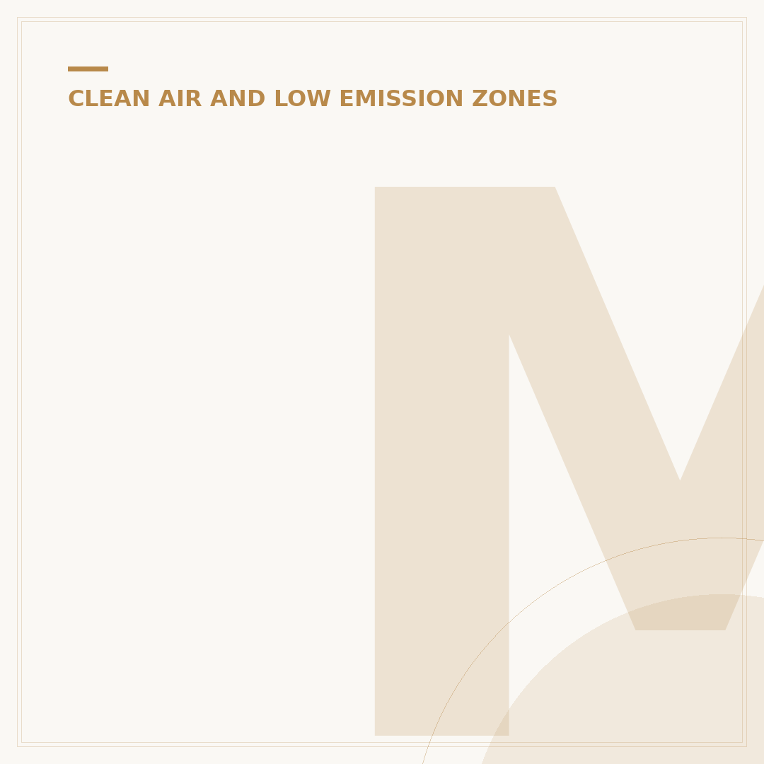 Manchester Clean Air Zone: What You Need to Know
