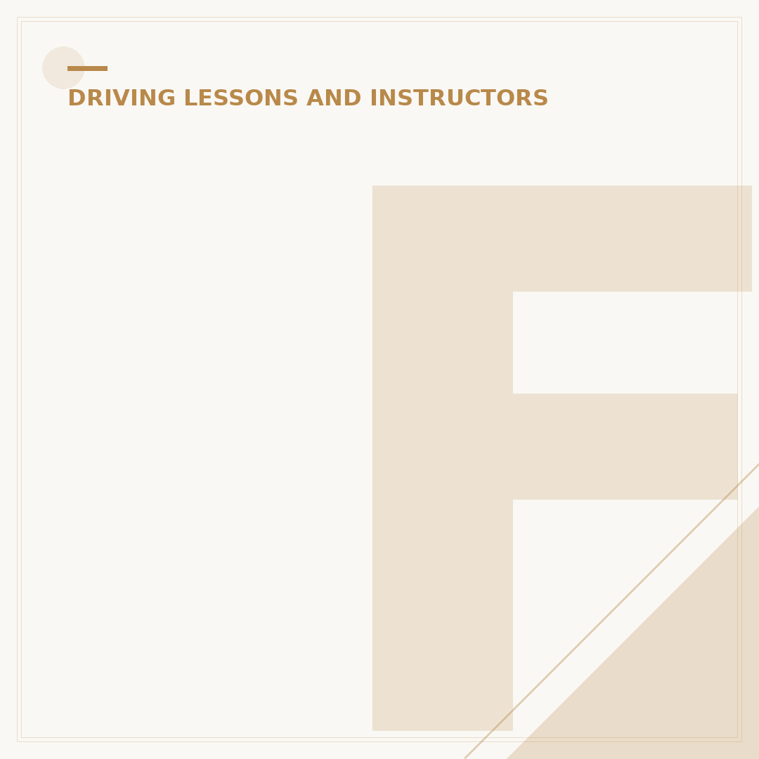 Finding a Manual Driving Instructor