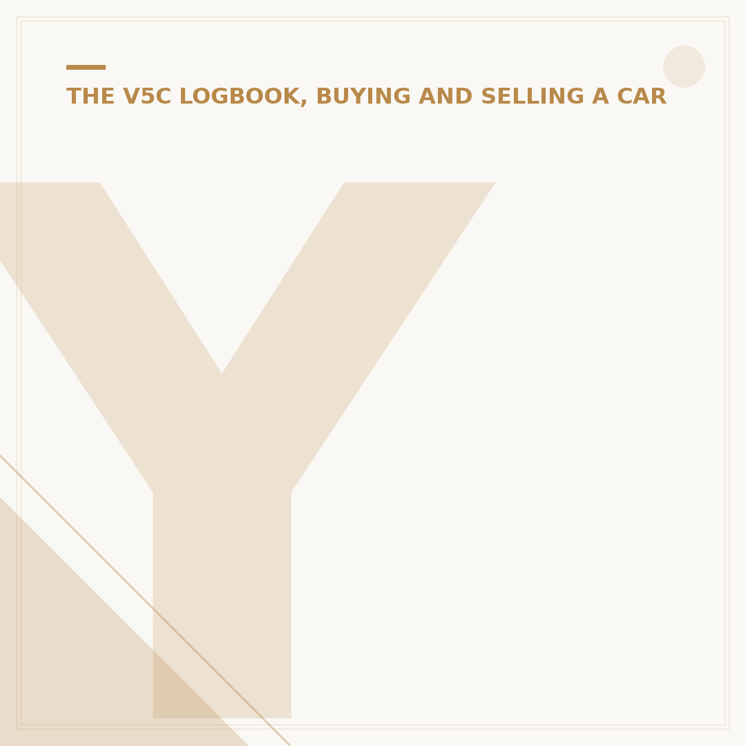 Your New V5C Document Explained