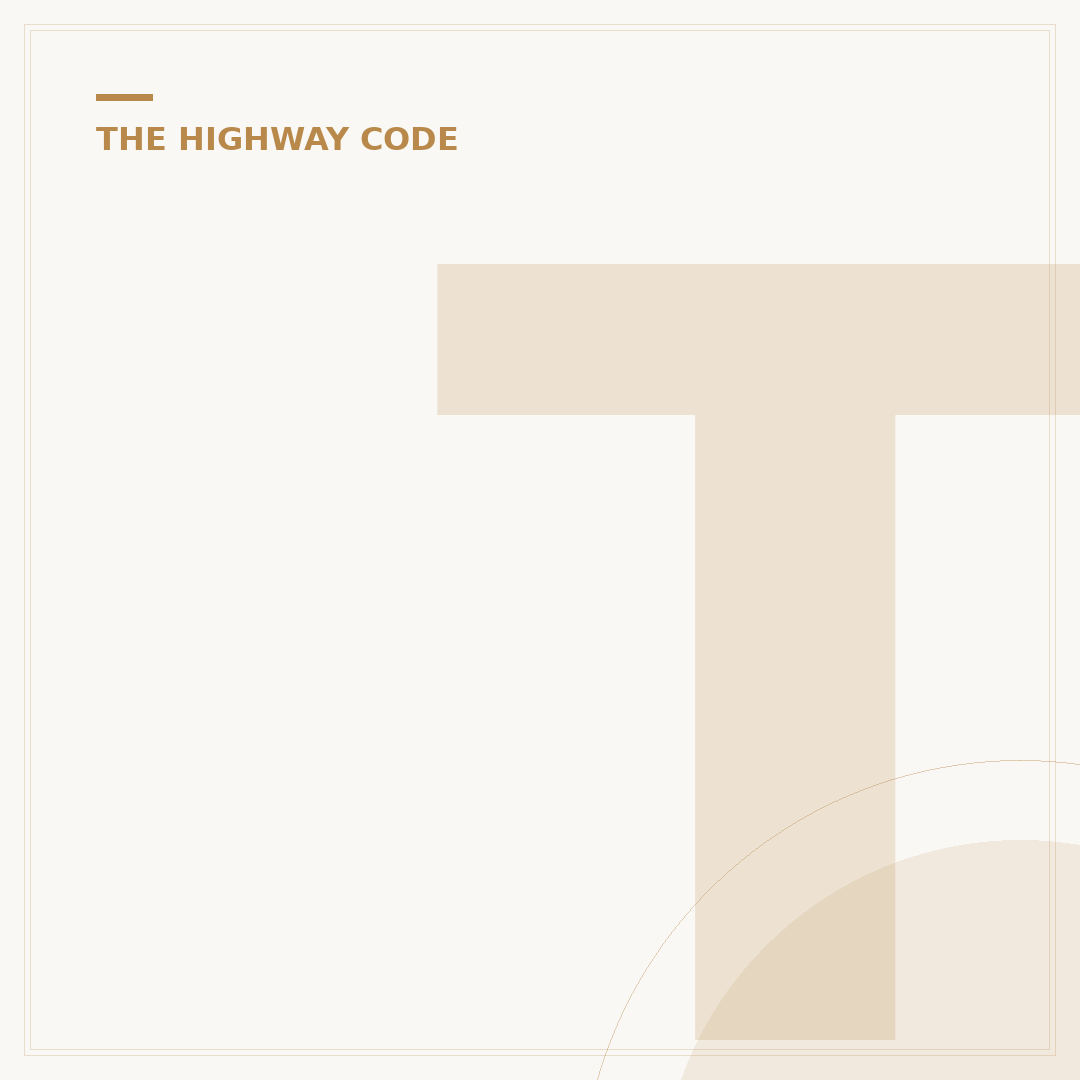 The Official Highway Code: UK Rules and Regulations
