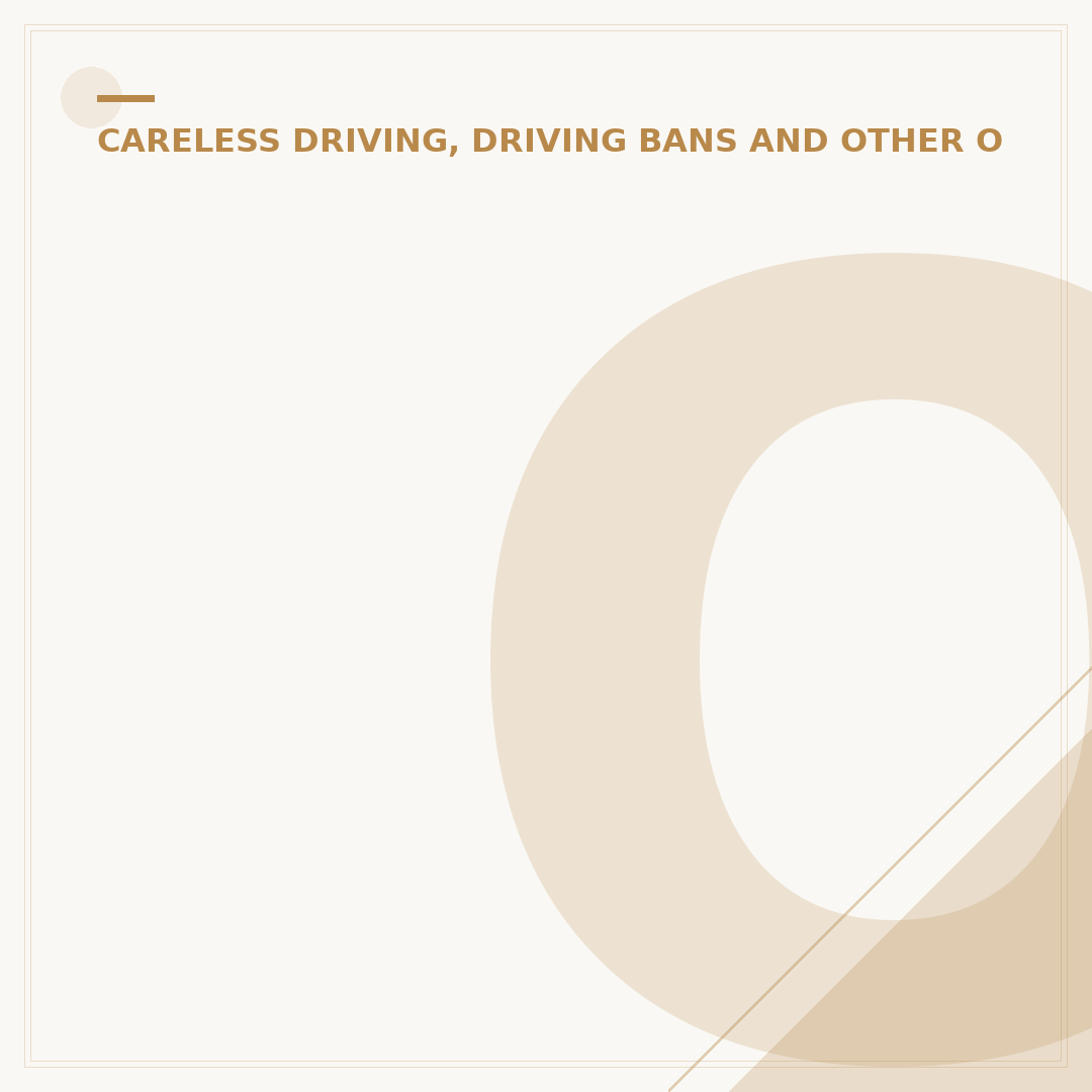 Oliver Strickland Miller Driving Ban: What to Check
