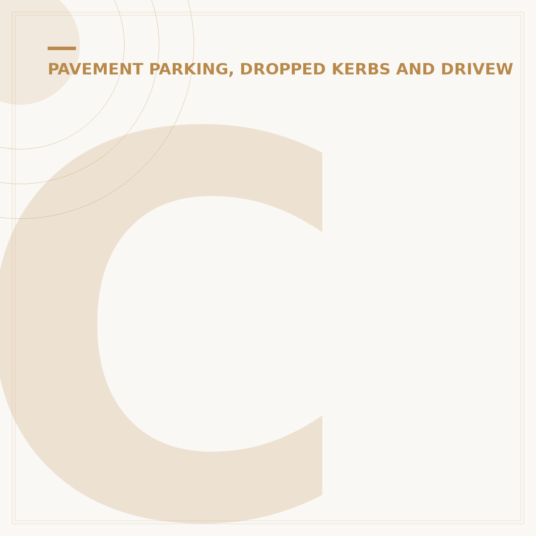 Can You Park Across a Dropped Kerb? UK Laws Explained
