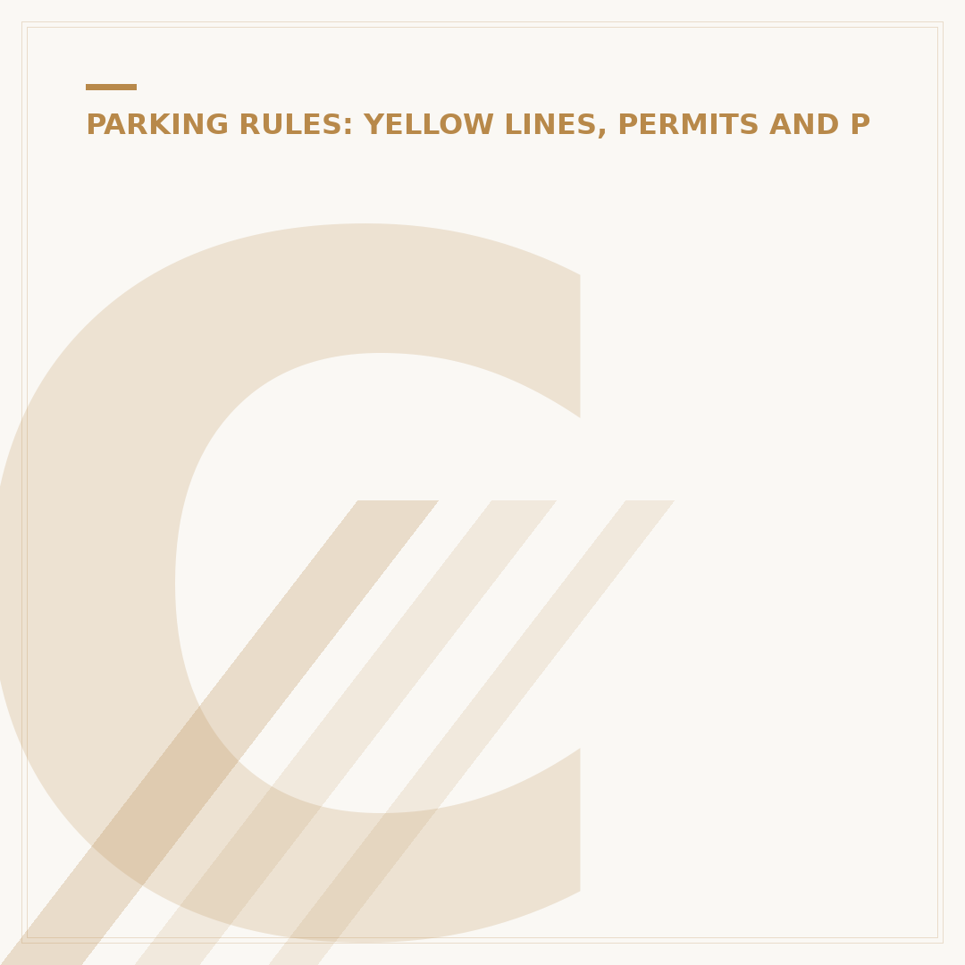 Can You Park on Double Yellow Lines? Rules Explained
