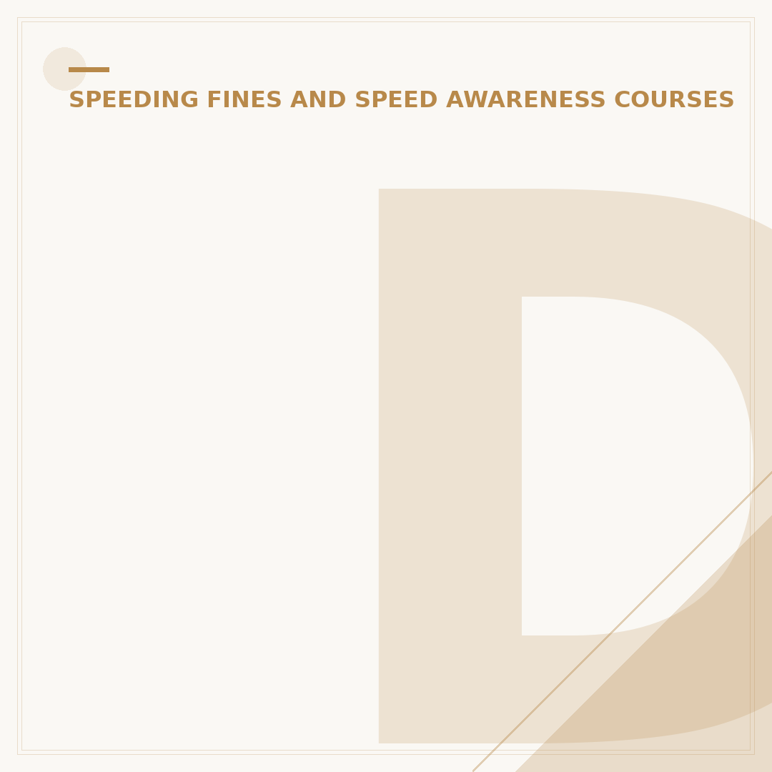 Do You Always Get Points for Speeding?