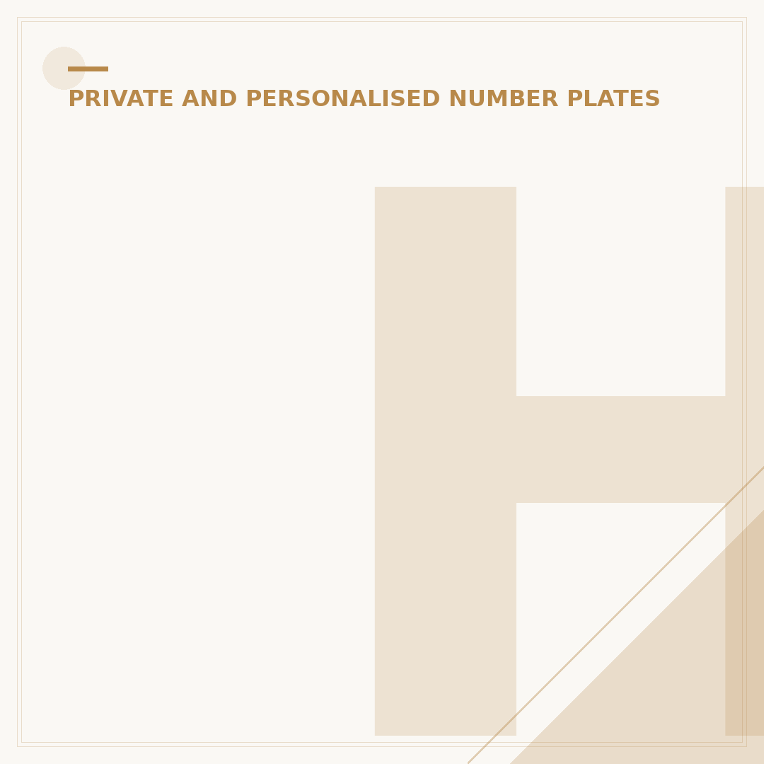 How Much to Put Private Plate on Car UK