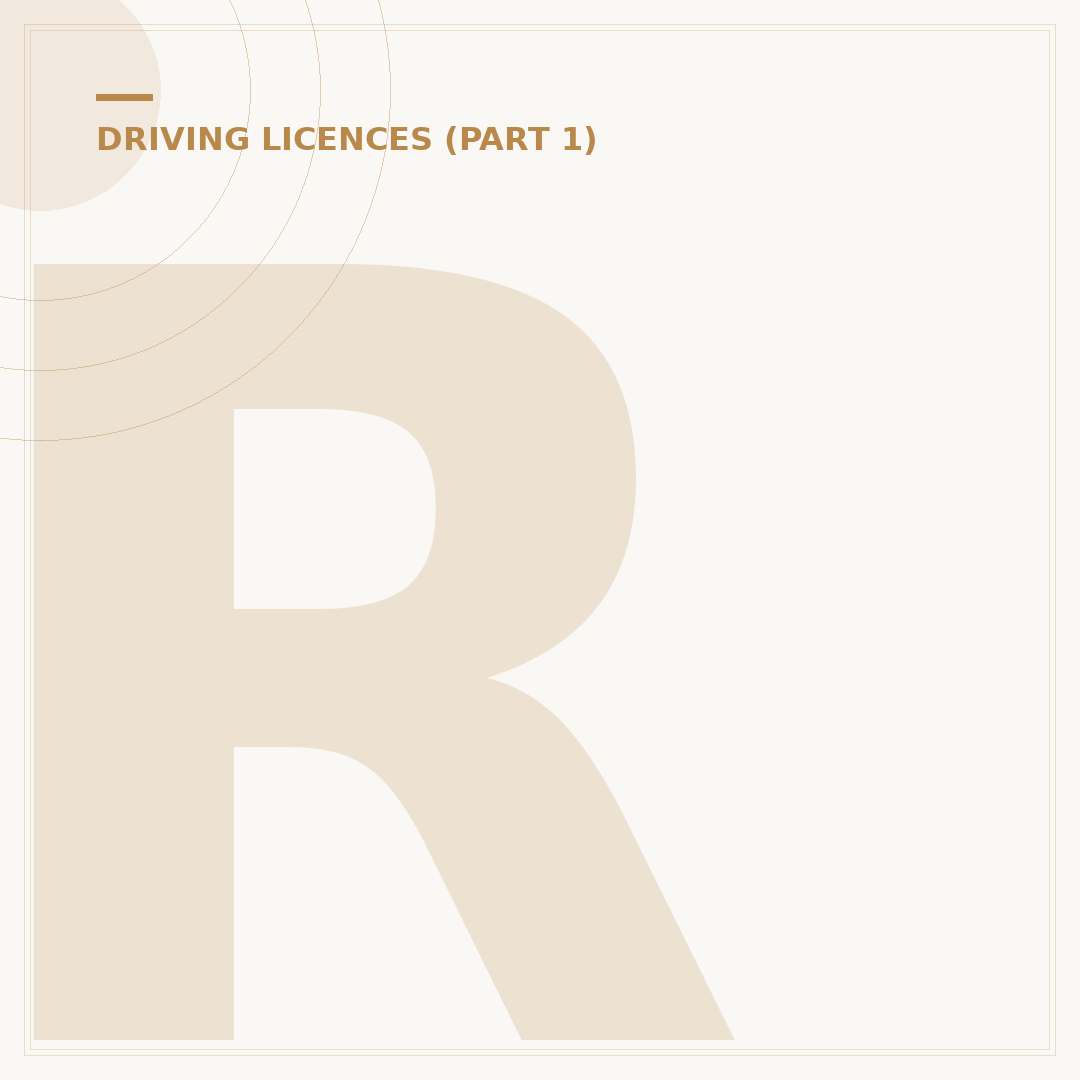 Returning a Driving Licence to the DVLA