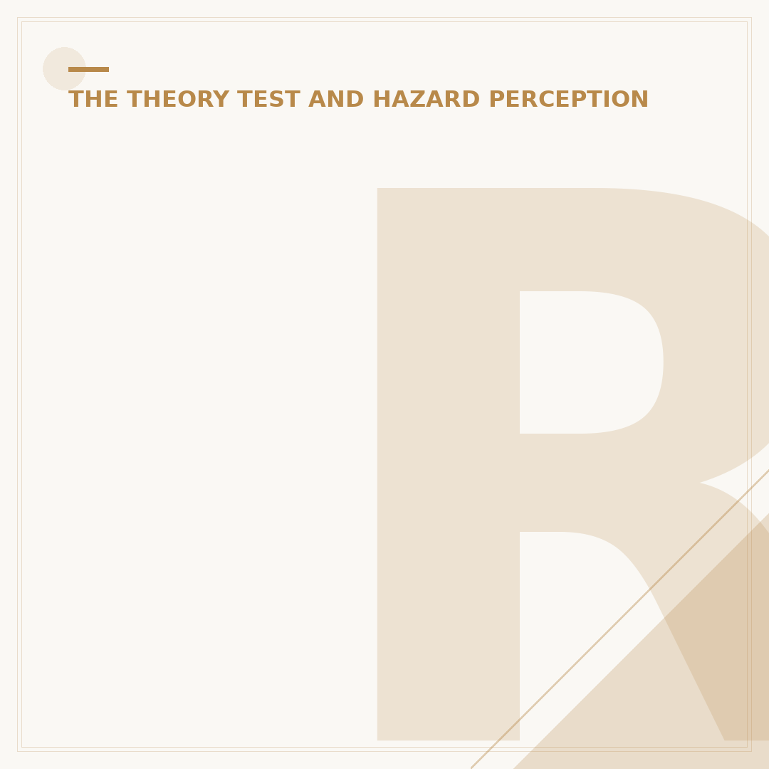 Road Signs Theory Test: What You Need to Know