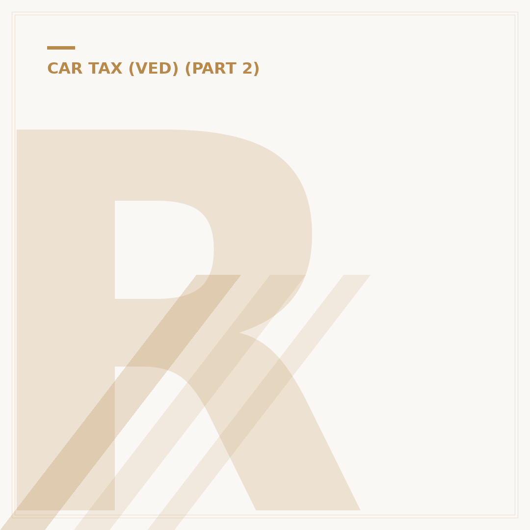 Road Tax When Buying a Car