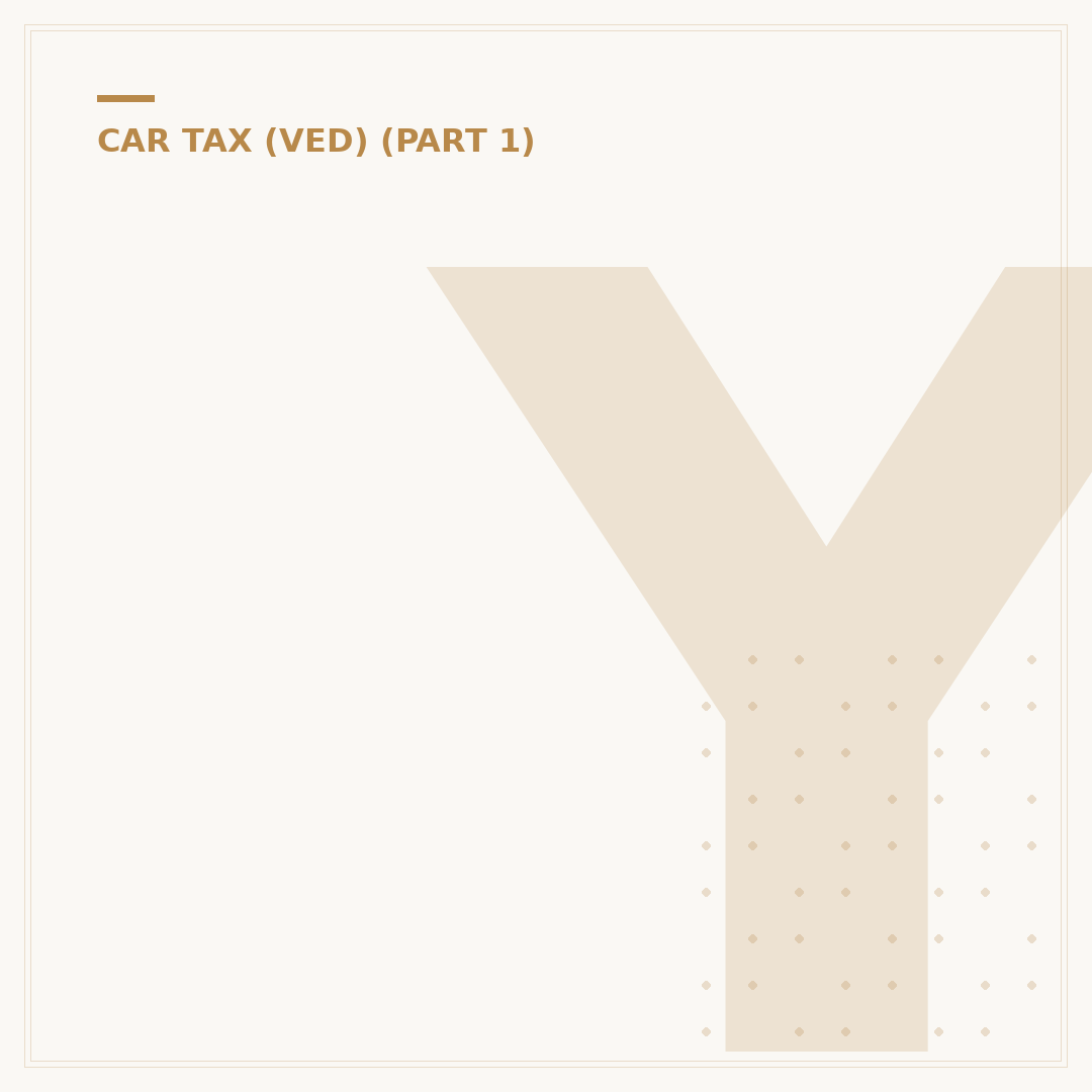 Your Road Tax Number