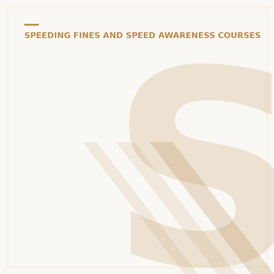 Speeding Fine Bands UK Explained