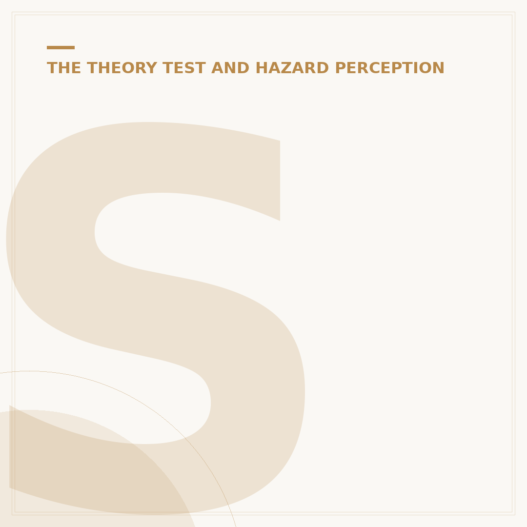 Stopping Distances Theory Test Explained