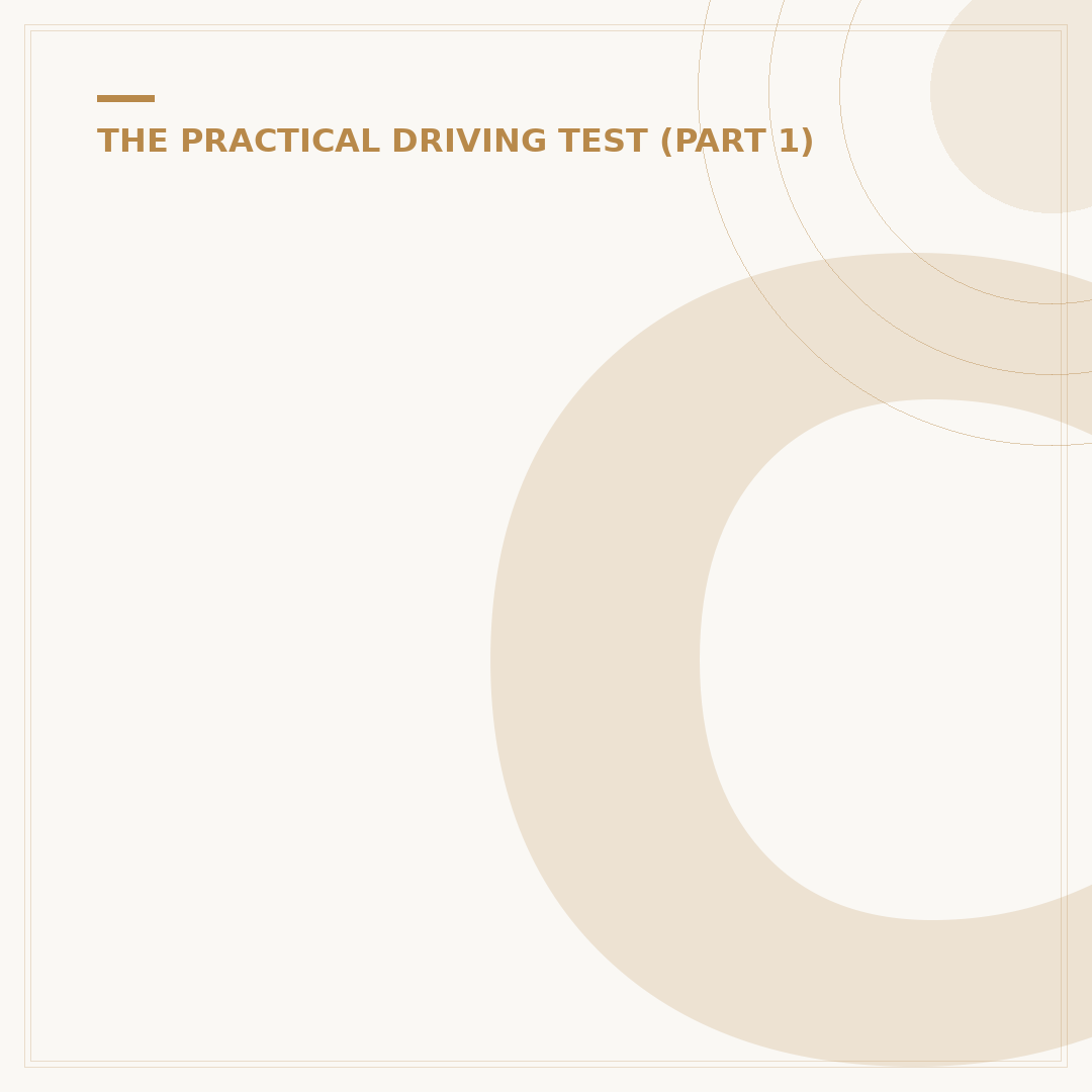 Can I Take My Driving Test In My Own Car?