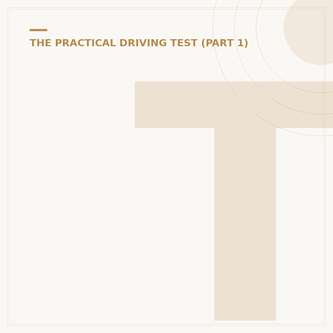 Tell Me Questions Driving Test: Vehicle Safety Checks