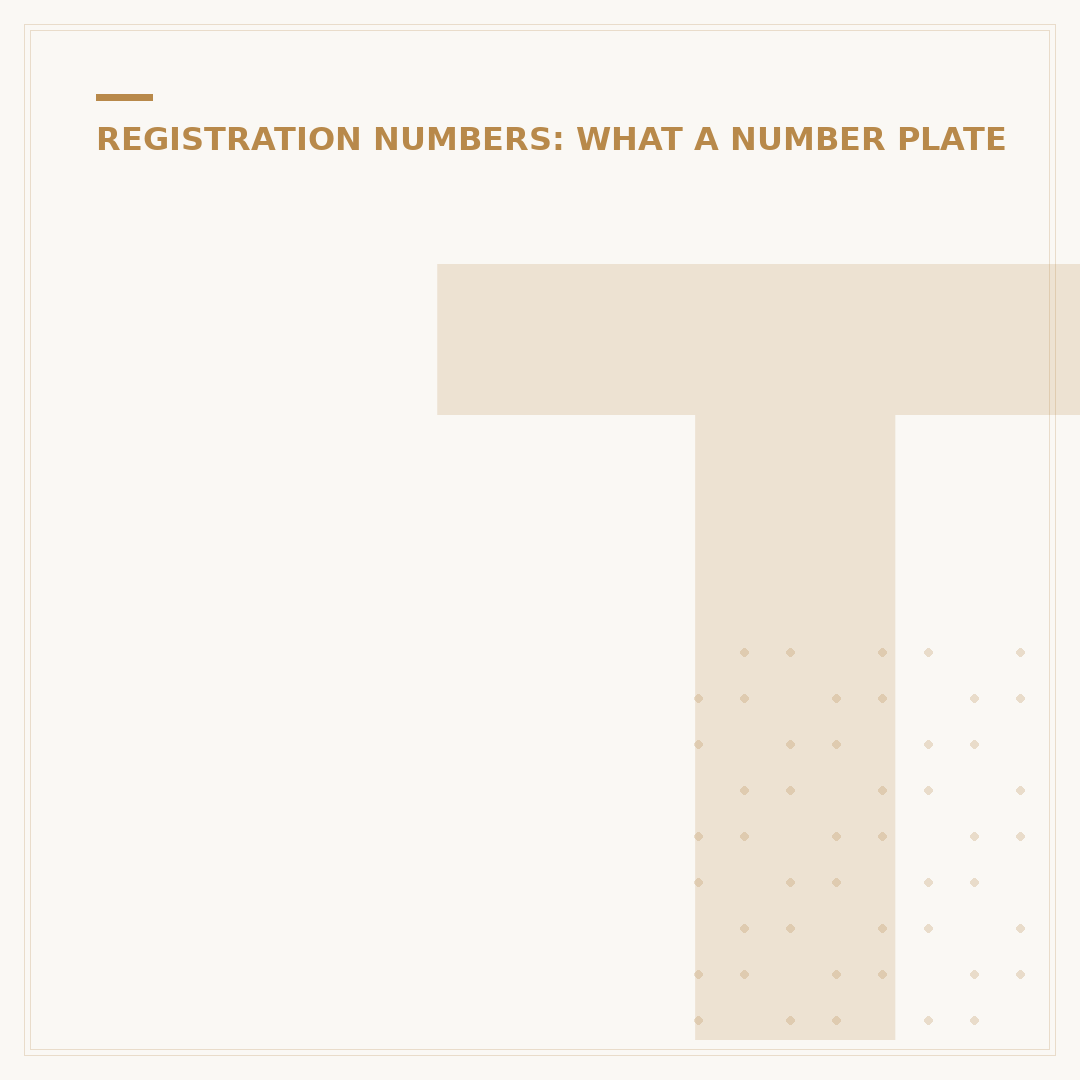 Tinted Number Plates: Legalities, Options and UK Law