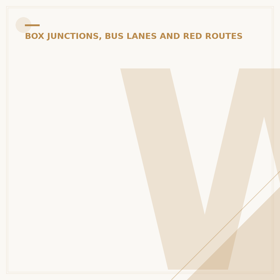 When You Want to Turn Right at a Box Junction