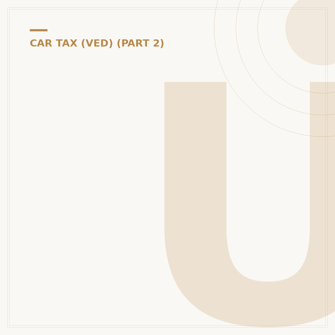 UK New Car Tax Changes in September